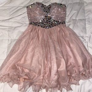 Pink formal dress
